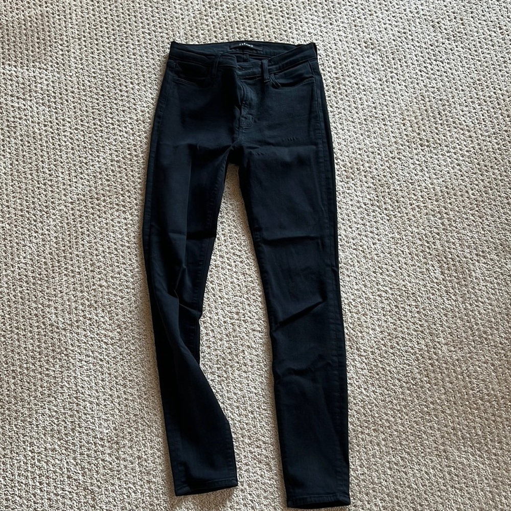 J Brand Maria black skinny jeans 26